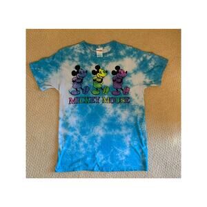 NWOT Junk Food Mickey Mouse Tie Dye Tee